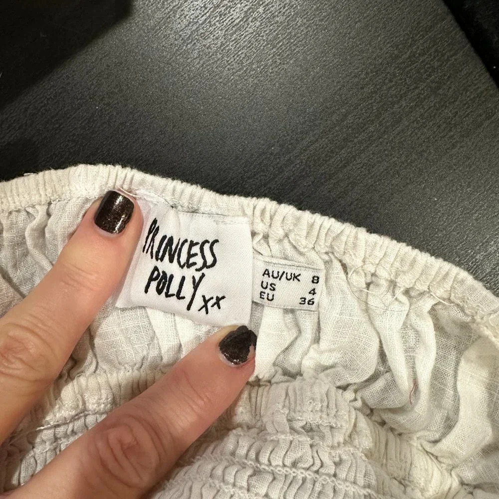 Set of 2 PRINCESS POLLY Adjustable Crop Tops with Bonus Scrunchie! - 4 - Picture 15 of 15